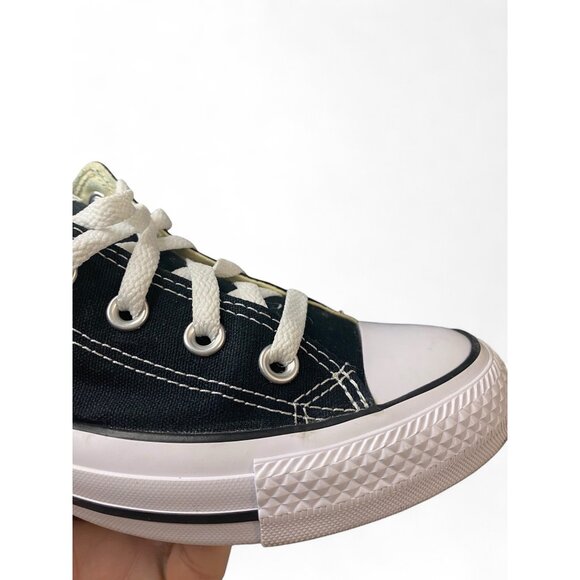 Converse All Star Low Black White Sneakers Mens 4 Womens 6 Chuck Taylor Shoes - Picture 16 of 16